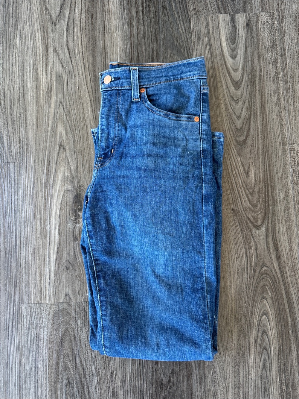Levi's 724 High Rise Straight Women's Blue Jeans